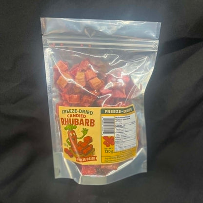Candied Rhubarb - 130g Bag